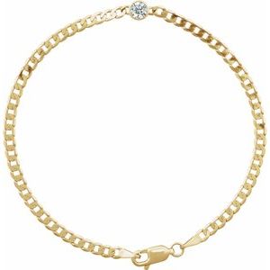 Gemstone Link Bracelet