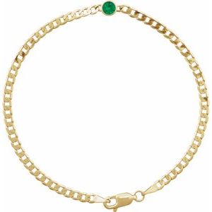 Gemstone Link Bracelet