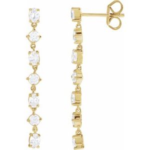 Diamond Dangle Earrings