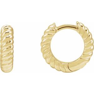 Rope Hoop Earrings