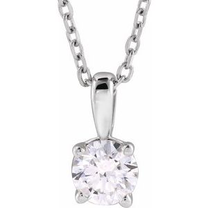 1/2 CT Lab-Grown Diamond Necklace