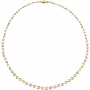 6 3/4 CTW Lab-Grown Diamond Line Necklace