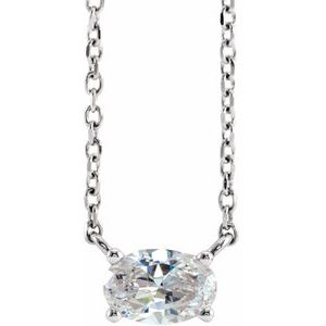 1/4 CT Natural Diamond Solitaire Necklace